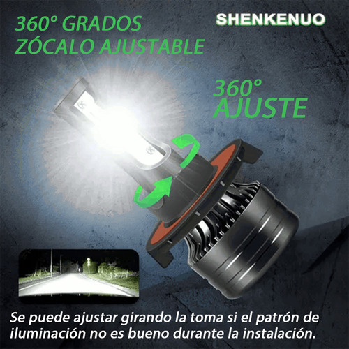 30000lm 9008 H13 Kit De Faros Led Luz Alta Y Baja Para Ford Foto 8