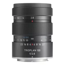 Meyer-optik Gorlitz Trioplan 100mm F/2.8 Ii Lente Para Micro