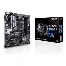 Placa-mãe Asus Prime B550m-a Amd Am4 Ddr4 90mb14i0-m0eay0 Cor Preto