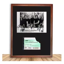 Whitesnake & Coverdale Foto Firmada Y Entrada Concierto 1997