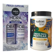 Shampoo+condicionador+creme De Pentear Super Óleos Salonline