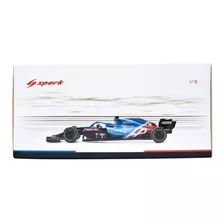 Fernando Alonso Alpine A521 Bahrein 2021 F1 Spark 1/18 Plan