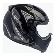 Capacete Moto Peels Mirage Living Cor Preto Com Grafite Tamanho Do Capacete 58