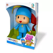 Pocoyo Grande Boneco De Vinil Articulado Cardoso Toys 