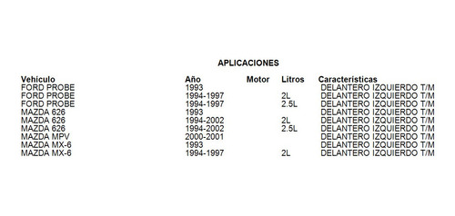 Junta Homocinetica Delantero Izquierdo Mazda 626 1993 T/m Foto 5