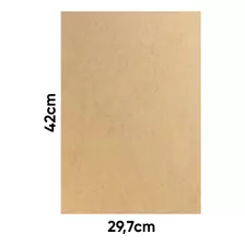 Chapa Mdf Cru 3mm Placa Decoração A3 29,7x42cm - 20und