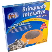 Brinquedo Interativo Para Gatos Com Arranhador Western