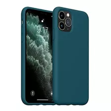 Funda Para iPhone 11 Pro Silicona/microfibra Verde Blackish