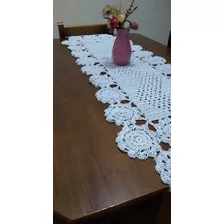 Caminho De Mesa Em Crochê Artesanal Linda Juju Promoção