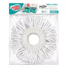 Refil Para Mop Giratório Rmop8210 Flash Limp Cor Branco