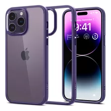 Capa Spigen Ultra Hybrid Deep Purple Para iPhone 14 Pro Cor Violeta