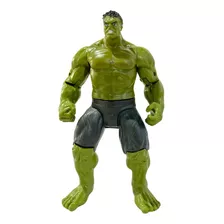 Boneco Incrivel Hulk C/ Luz Articulado Avengers Hero Titan