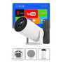 Mini Projetor Davely Hy300 4k Android Com Wi-fi E Bluetooth Branco 127/220v