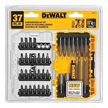 Set De 37 Piezas Con Guía Magnética Dewalt Dw2163 - Eo