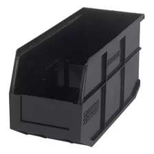 Caja Organizadora Ssb441 Apilable 35,5x15,2x17,7 Cm - Negro