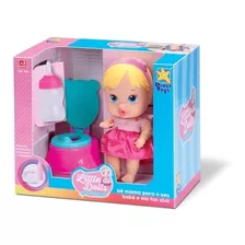 Boneca Bebe Little Dolls Faz Xixi Divertoys Menina Infantil