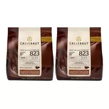 Kit C/2 Callebaut 823 Chocolate Ao Leite Belga 33.6% 400g