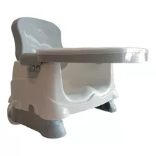 Silla Booster De Comer Para Bebe Mega Baby Portatil Creciend Color Gris Booster P Comer Mega Baby