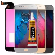 Tela Touch Display Motorola Moto G5s Xt1792 + Cola