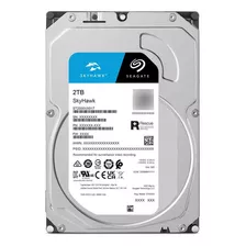 Disco Duro Interno Seagate Skyhawk Sata 2 Tb St2000vx017 Color Negro