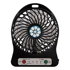 Ventilador Portatil Nisuta Nsfanur Recargable Usb Negro F