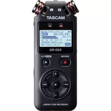Gravador De Áudio Digital Usb Com Interface Estéreo Tascam Dr05x, Cor Preta