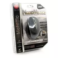 Mouse Nanomouse Maxell Tecnología Beam Metallic Collection