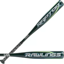 Bate De Béisbol Rawlings Raptor Usa | -10 | 1 Pc. Aluminio |