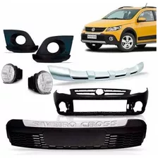 Kit Completo Paragolpe Vw Gol Rallye G5 Faros Camineros