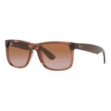 Lentes Solar Ray Ban Rb4165 659413 Marron Translucido Justin