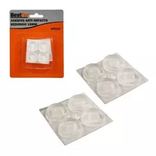 Adesivo Protetor Anti Impacto Transparente Redondo 8pçs 18mm