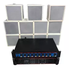 Kit Amplificador + Pré Amplificador + 19 Caixas De Som