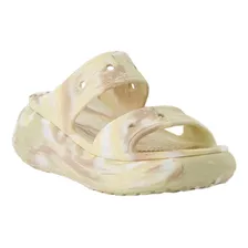 Sandalias Crocs Classic Crush Marbled Plataforma Original