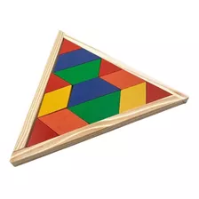 Tangram Mosaico Triângulo Brinquedo Educativo Quebra Cabeça