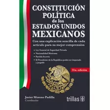 Constitución Política De Los Estados Unidos Mexicano Trillas