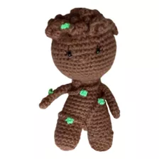 Amigurumi Muñeco De Apego Baby Groot Hecho A Mano