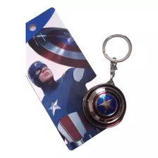 Llavero Metalico Capitan America Avengers 