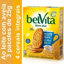 Biscoito Ao Leite E Aveia Belvita 75g