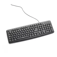 Teclado Usb Con Cable Delgado Verbatim - Negro (español)