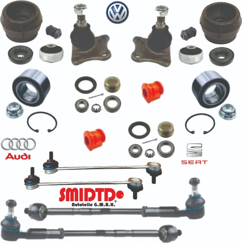 Kit Varillas Electro Asistida Baleros Abs Gomas Vw Gol 09-17 Foto 3