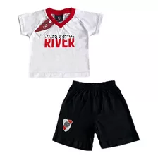 Conjunto De Bebé River Plate Producto Con Licencia Oficial 