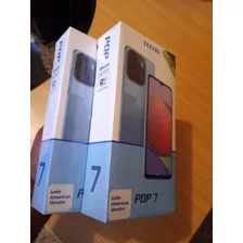 Tekno Pop 7 64gb , 4gb De Ram Azul Nuevo Caja 