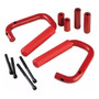 Par Agarraderas Metal Tubular Jeep Wrangler Traseras Rojo