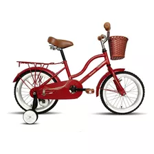 Bicicleta Infantil Urbana Retro Santorini Equipada Rodada 16