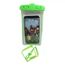 Capa/bolsa A Prova D'água P/ Celular - Universal (verde)