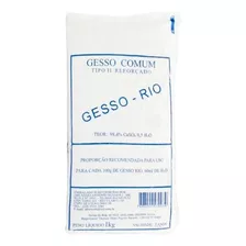 Gesso Comum Tipo Ii 1 Kg - Gesso Rio