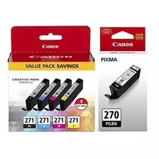 Canon Pgi-270 Pigment Black Ink Tank Canon Cli-271 Cmyk Ink