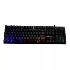 Teclado Gamer Semi-mecanico Com Led Rgb Pc Usb Led Iluminado