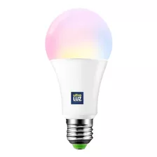 Smart Lâmpada Inteligente Google Wifi 10w Led Comp. Alexa Cor Da Luz Rgb