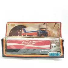 Galgo Camion Con Acoplado Publicidad Coca Cola Con Caja 